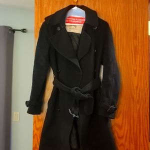 Burberry Pea Coat Black